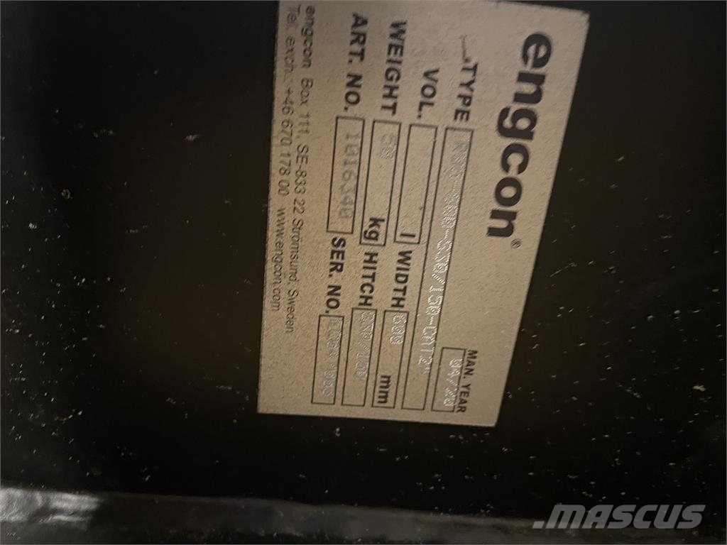 Engcon RIVARE R05-600-S30/150-CAT2 Cucharones